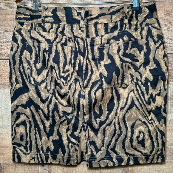🌻 Chaps by Ralph Lauren Women's size 10 Animal Print Skirt - Picture 2 of 7
